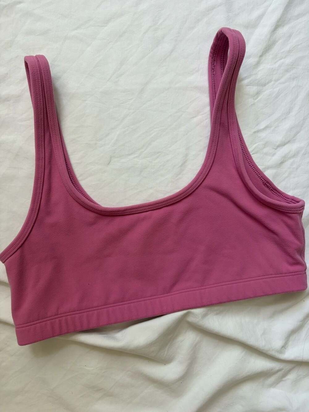 TnAction Tank Top Size S Pink Athletic Crop Top